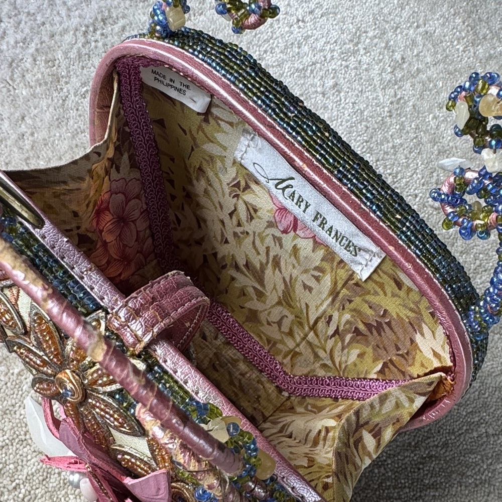 Mary Frances Embellished Floral Handbag - Picture 10 of 16